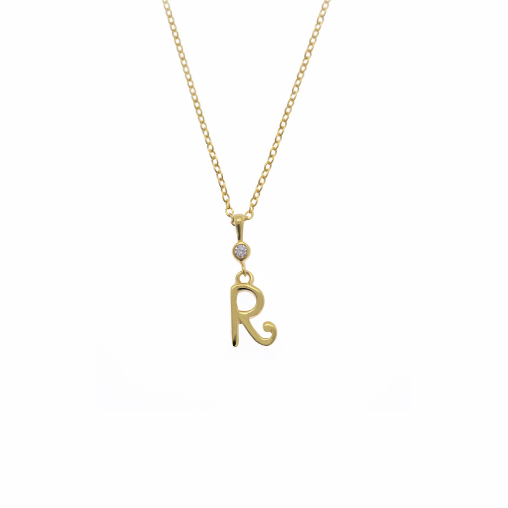 Pendant Alphabet Gold Plated