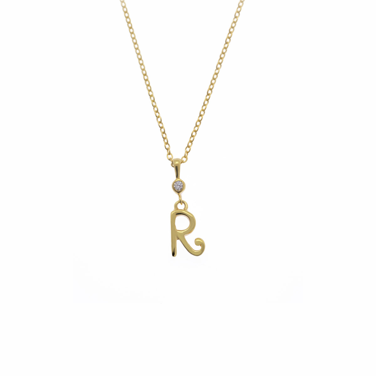 Pendant Alphabet Gold Plated