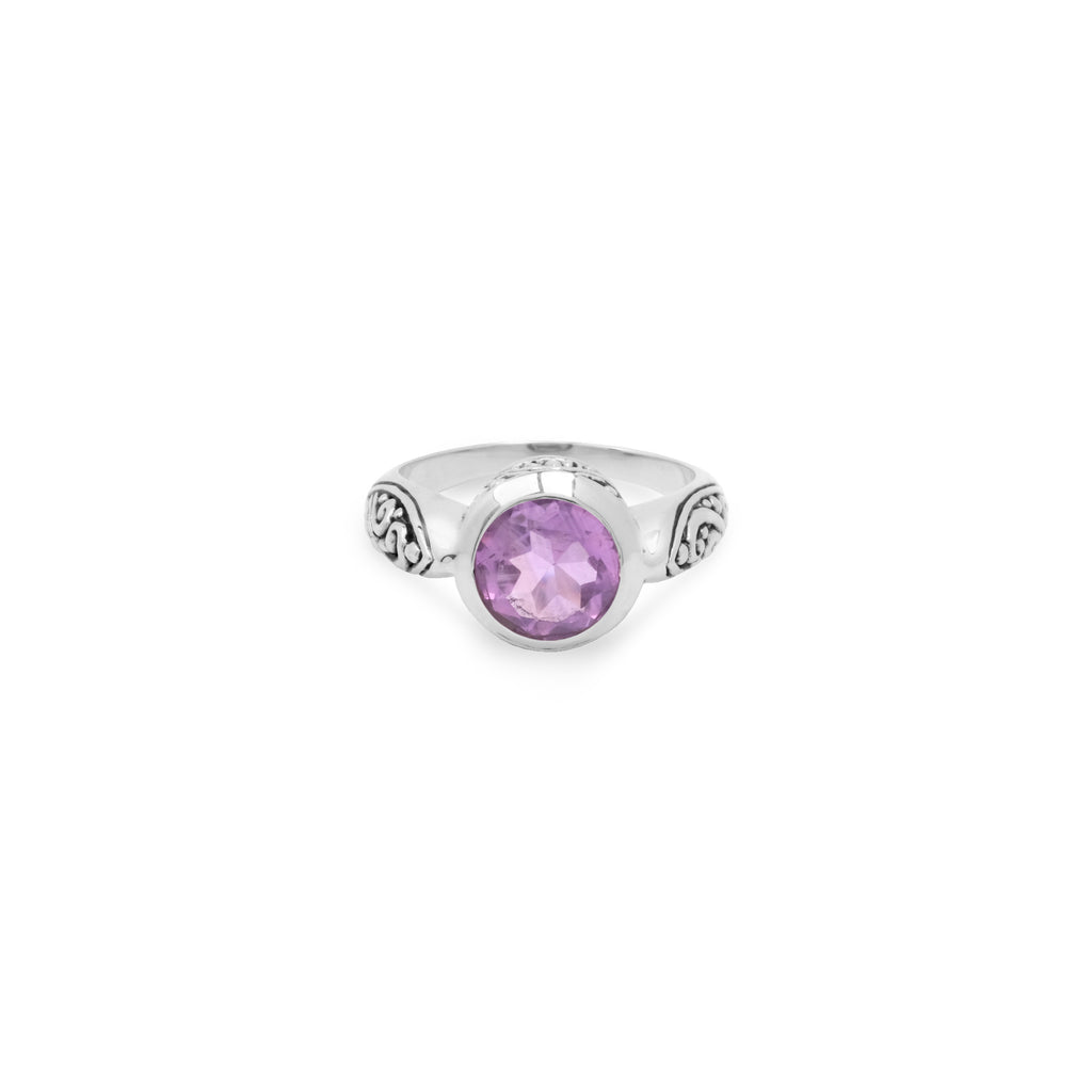 925 Sterling Silver Plain Bun Ring