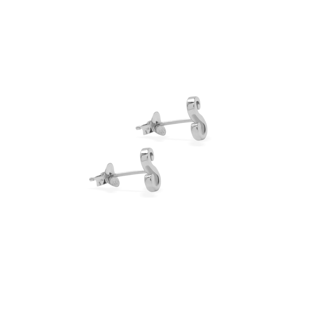 Anting Stud Perak 925 Koleksi Alphabet