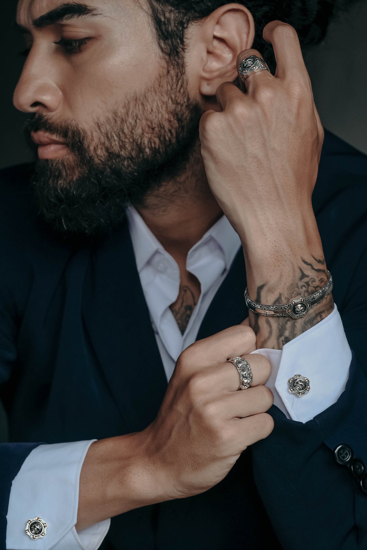 Sterling Silver 925 Trunyan Band Ring