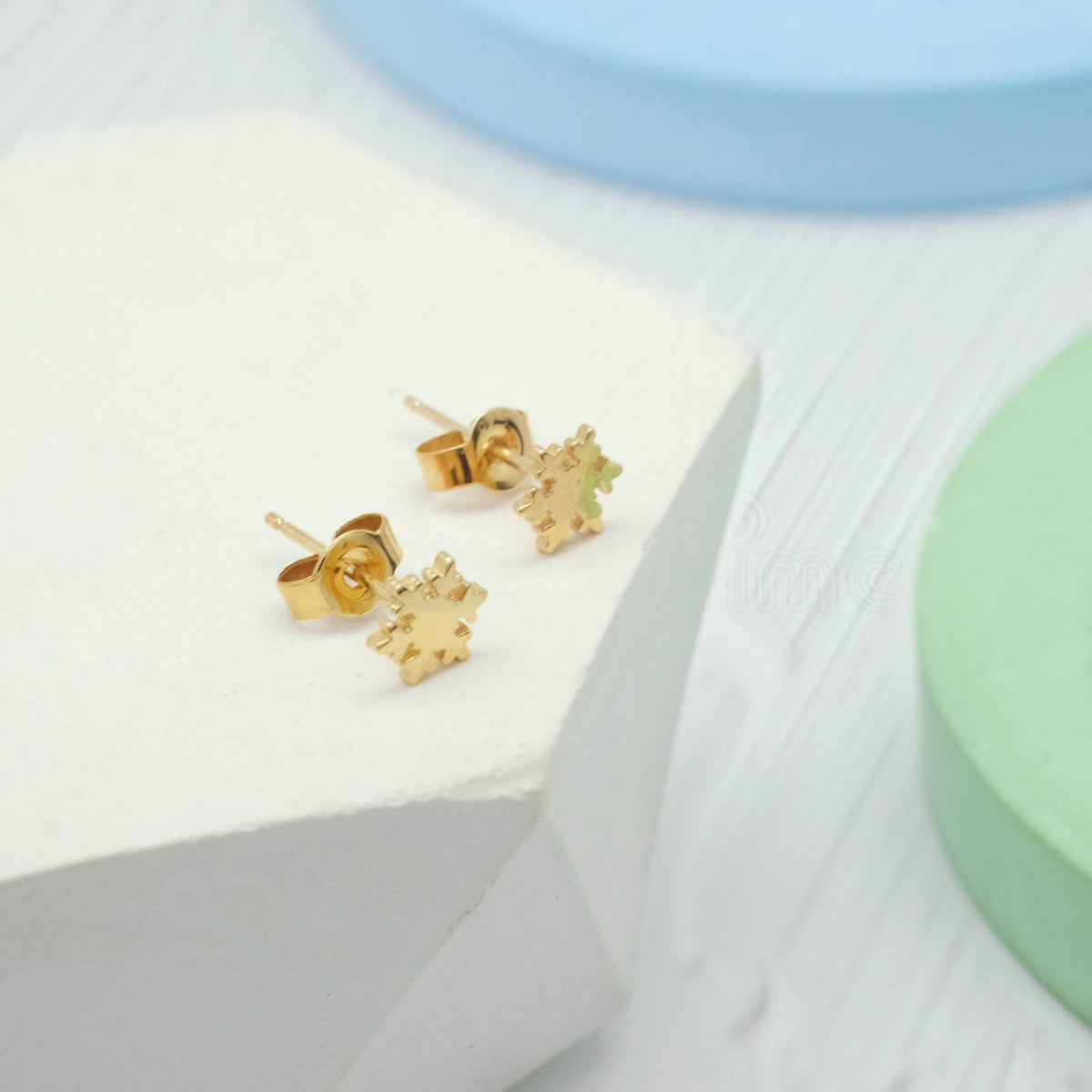 Anting Stud Snow Perak 925