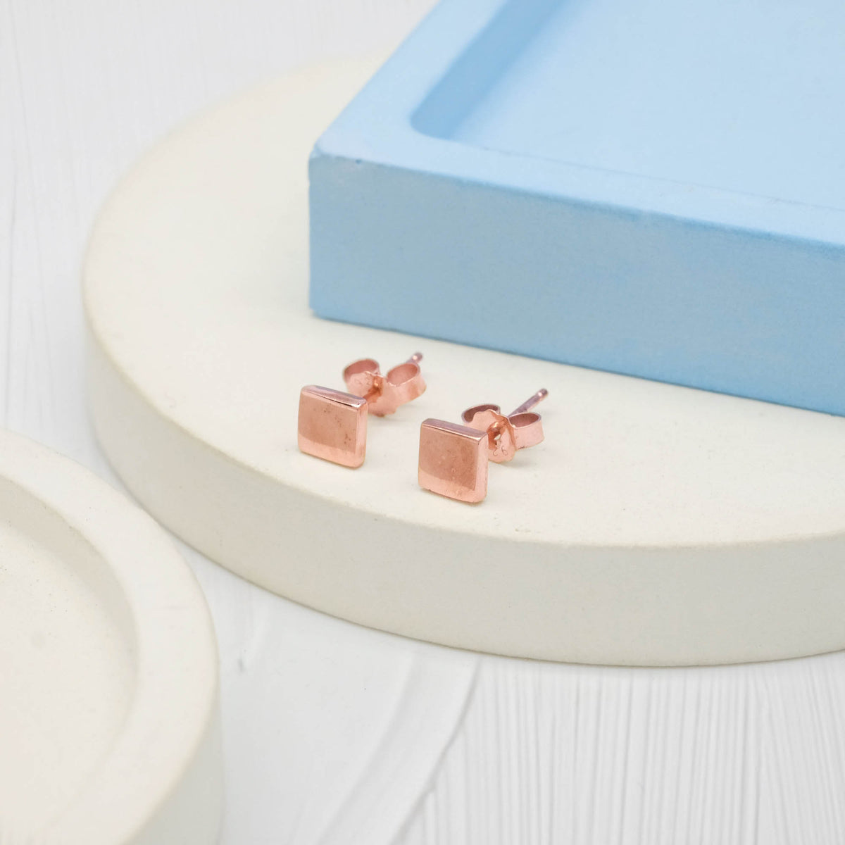 Anting Stud Square Perak 925 Koleksi Tiny