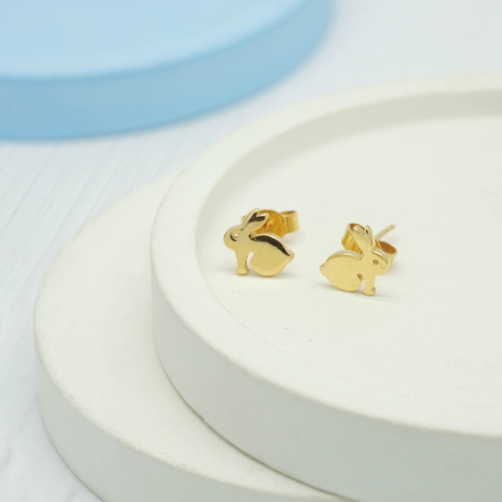 925 Silver Tiny Collection Bunny Stud Earrings