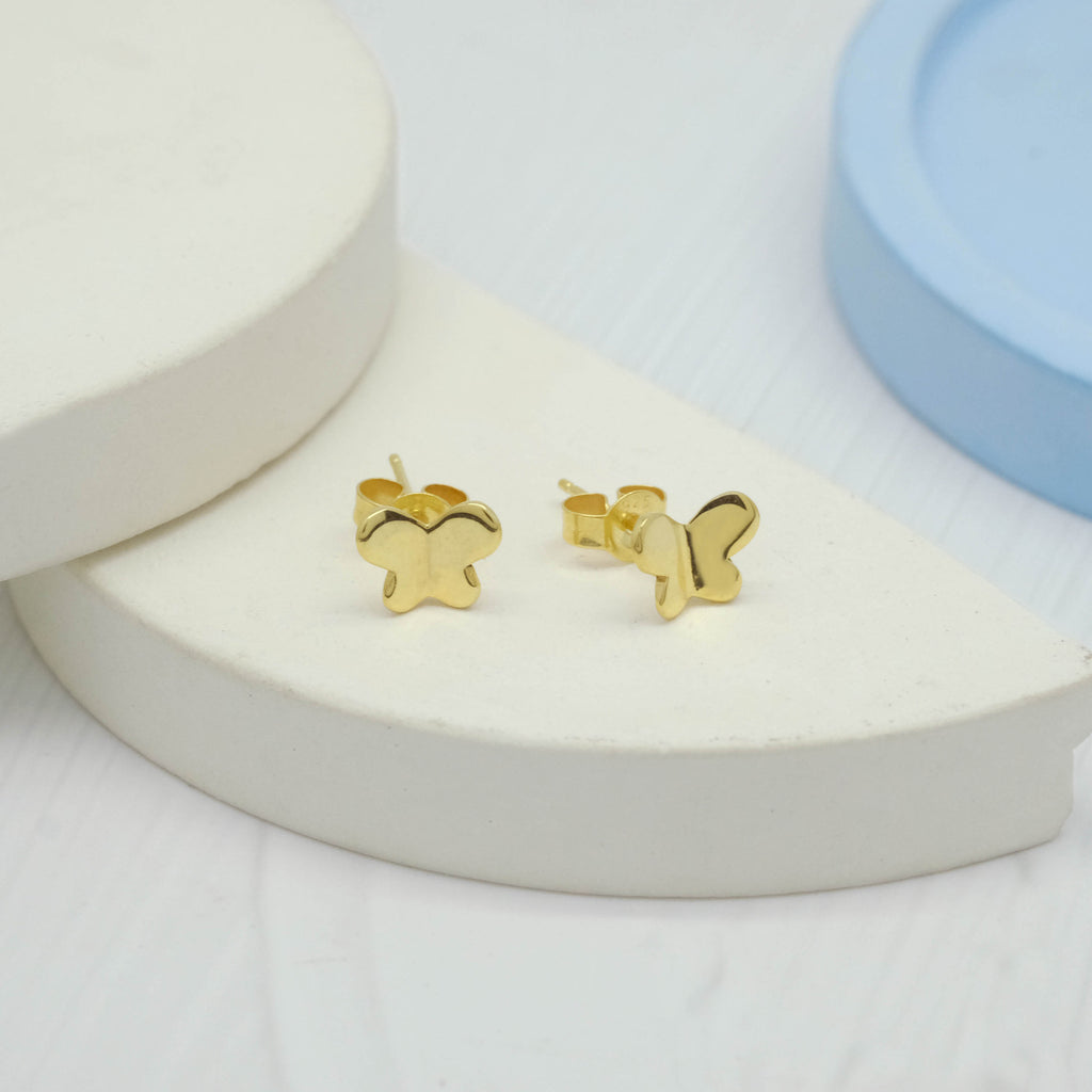 925 Silver Butterfly Stud Earrings