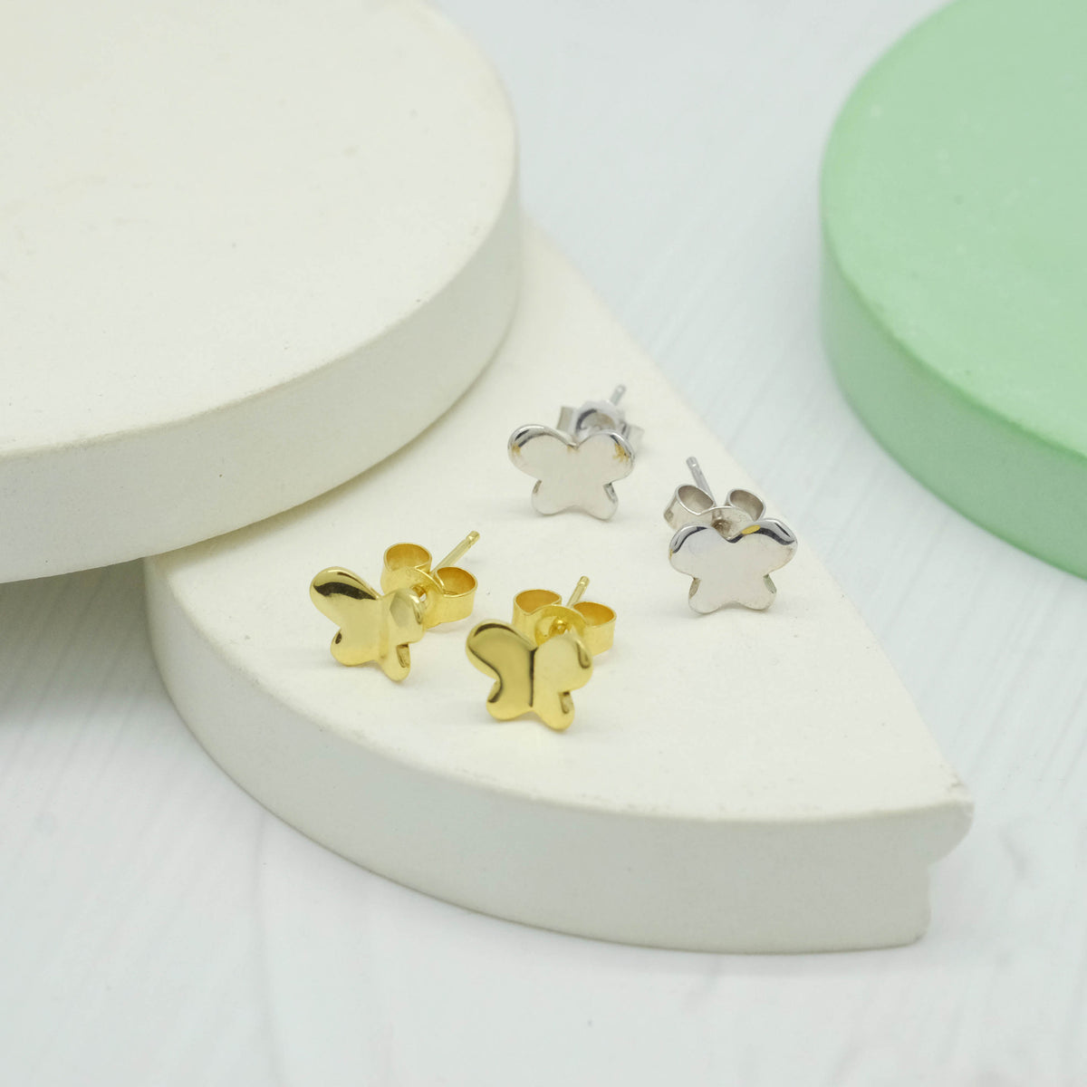 Anting Stud Butterfly Perak 925