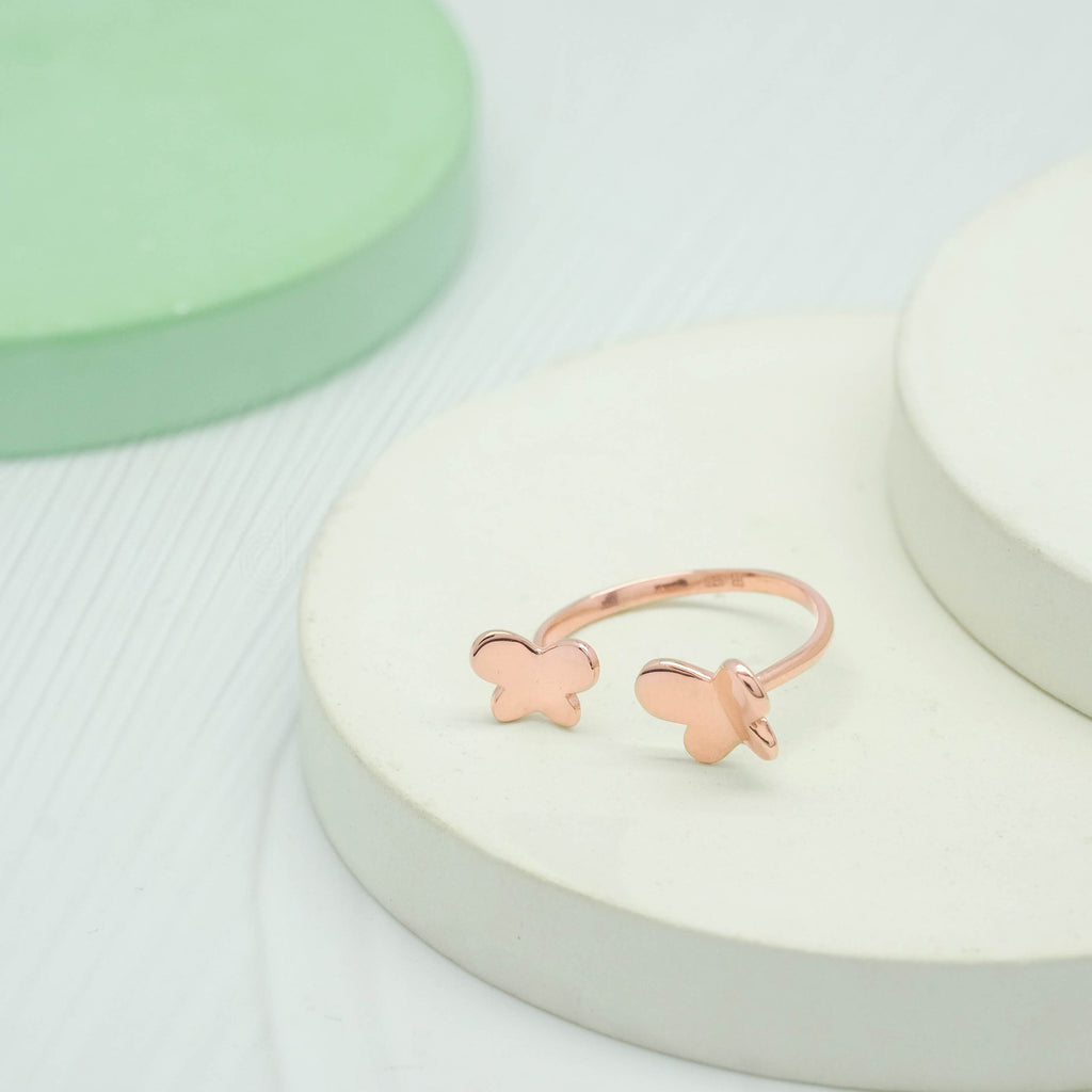 Cincin Tiny Butterfly Perak 925