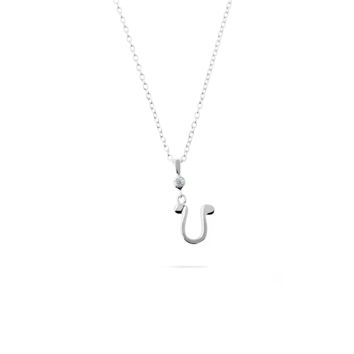 Silver Alphabet Pendant