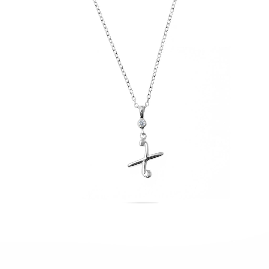Pendant Alphabet Silver
