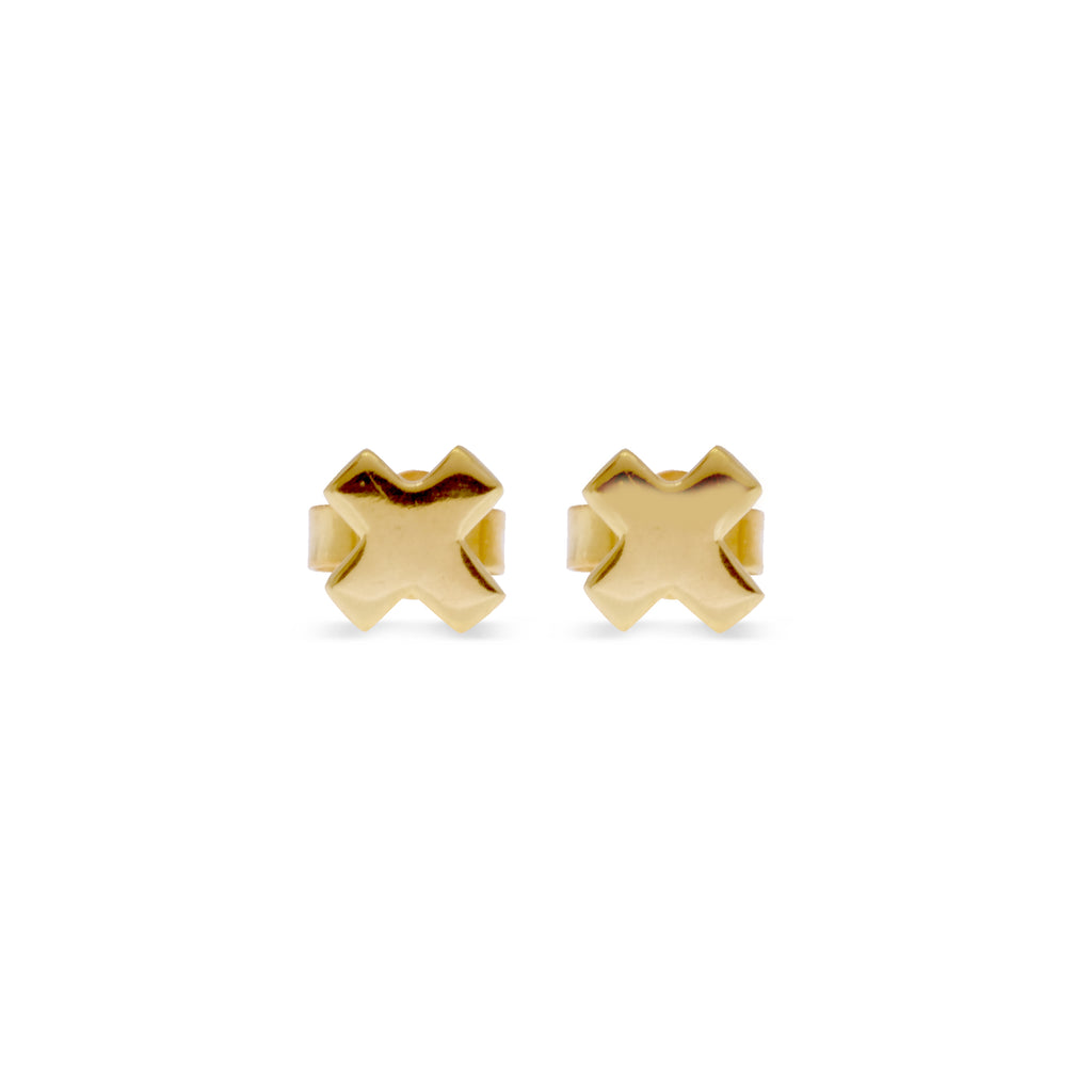 Anting Stud X  Perak 925