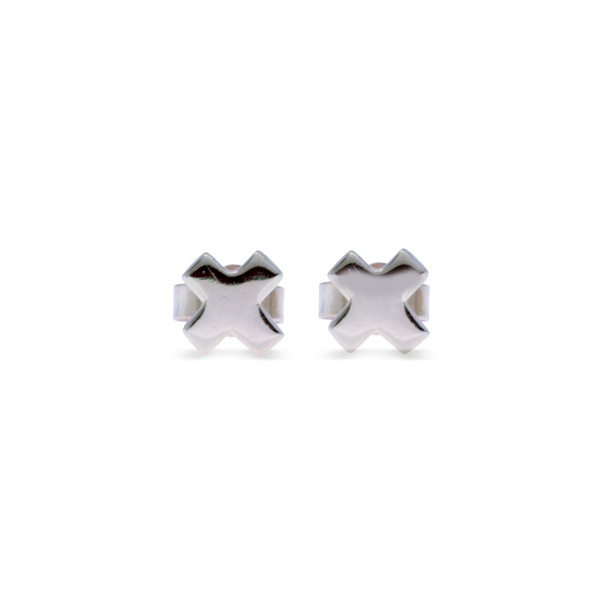 Anting Stud X  Perak 925