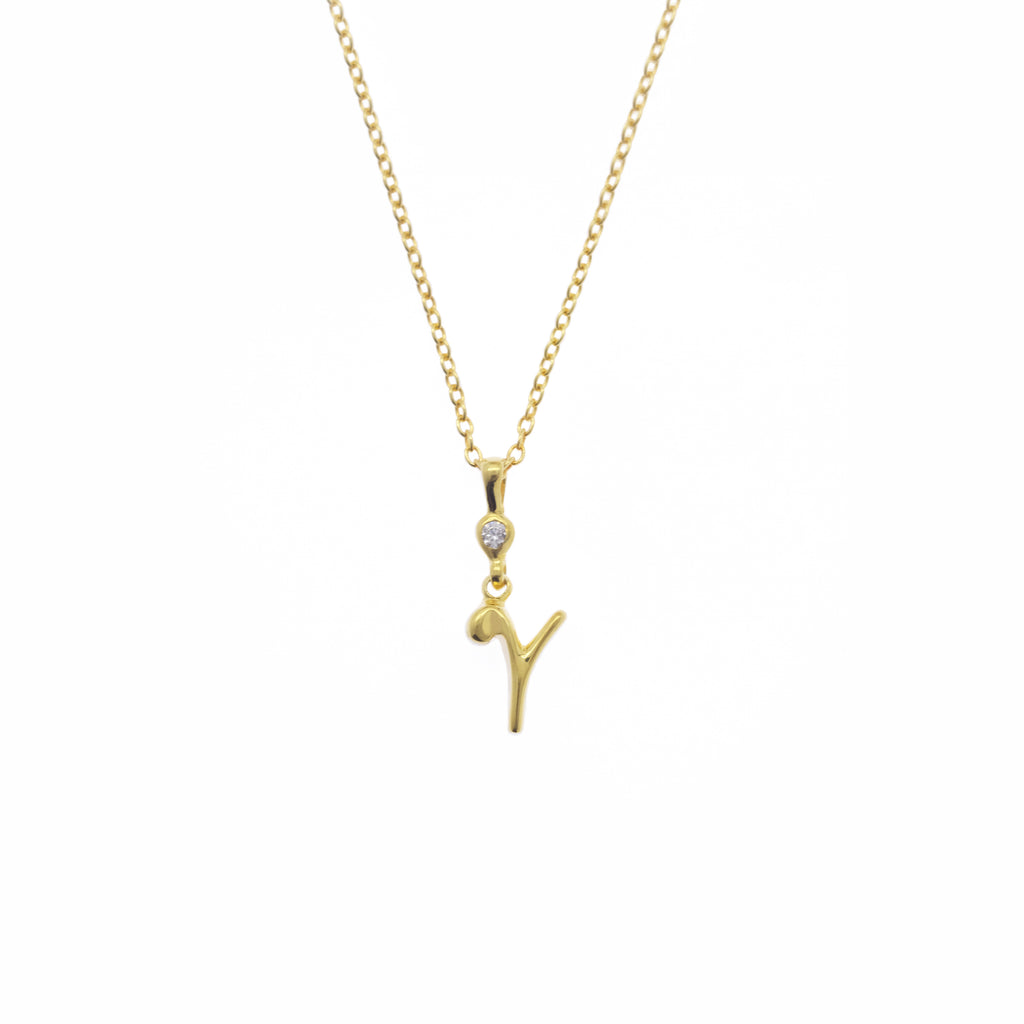 Pendant Alphabet Gold Plated
