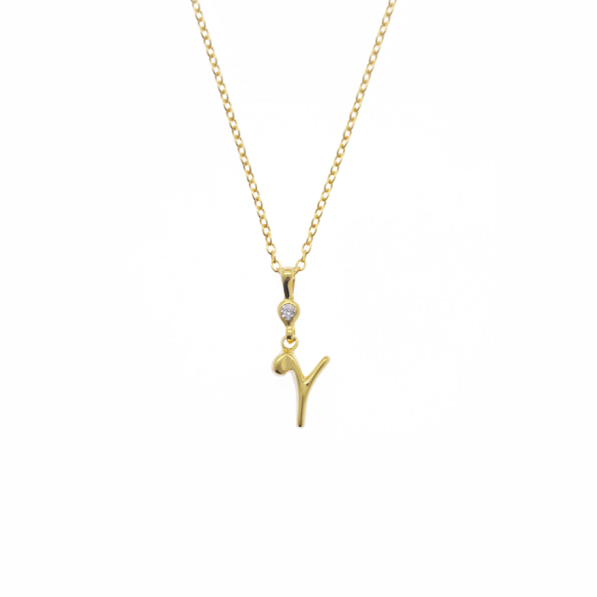 Pendant Alphabet Gold Plated