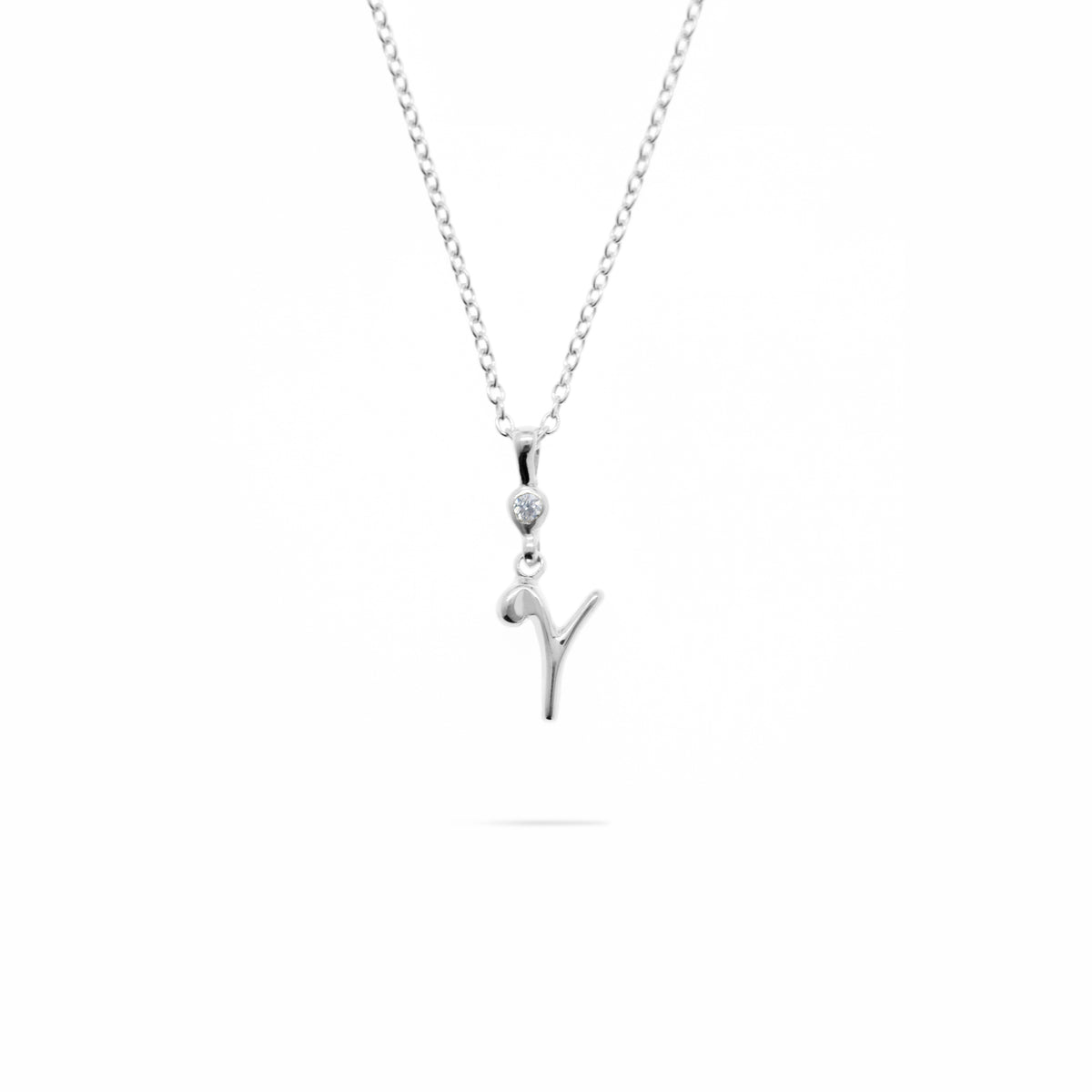 Silver Alphabet Pendant