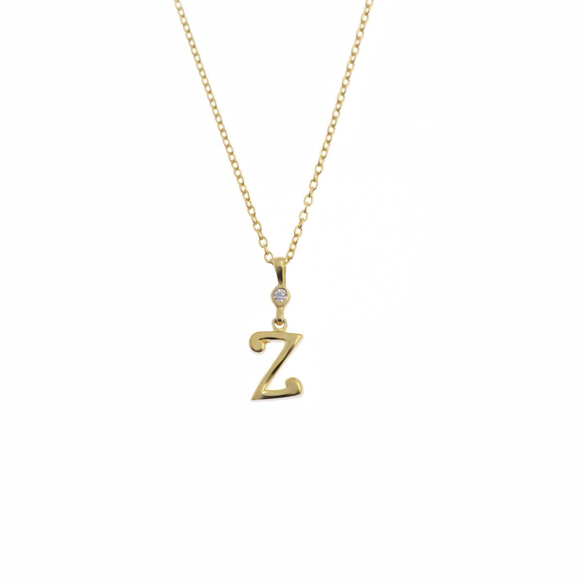 Pendant Alphabet Gold Plated