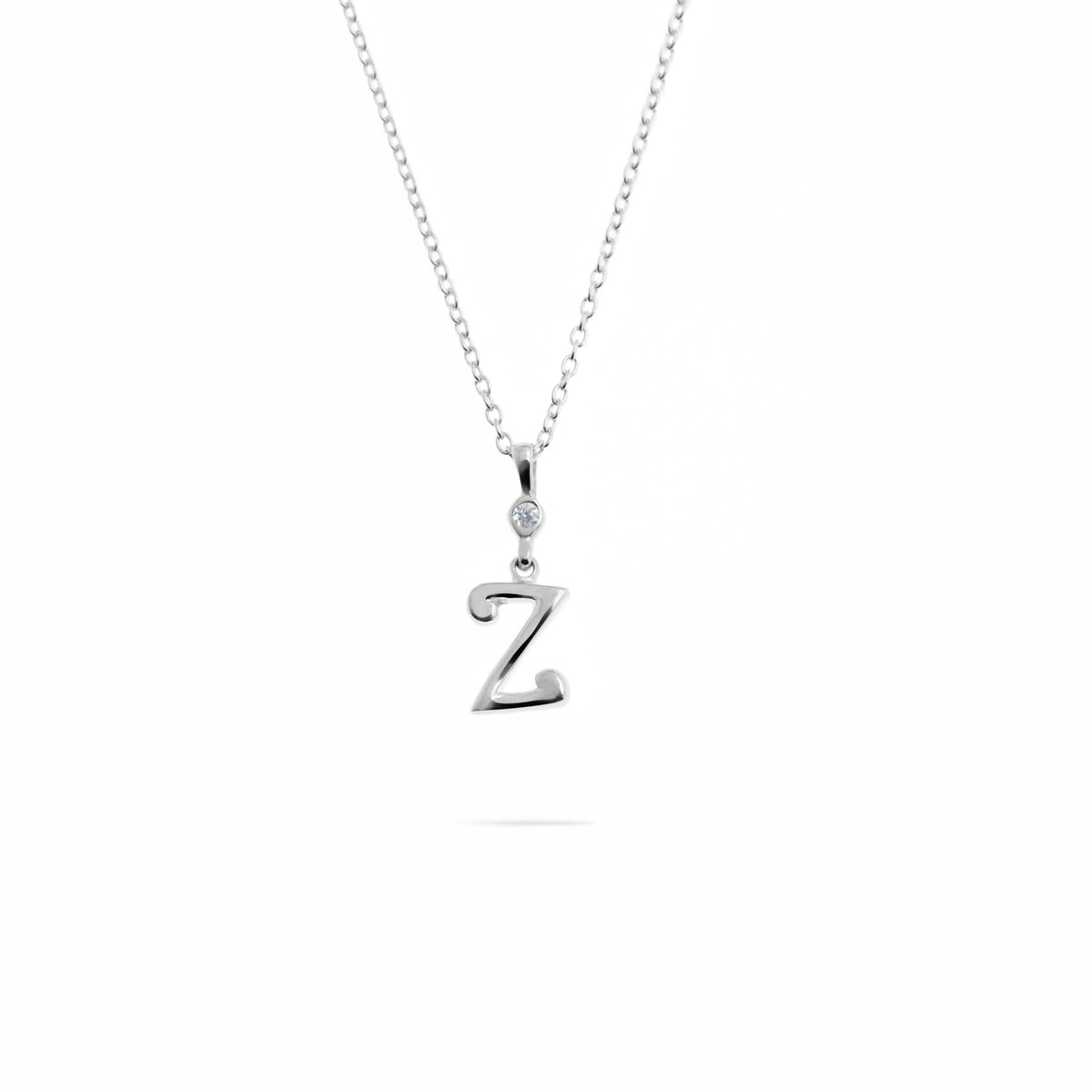 Silver Alphabet Pendant