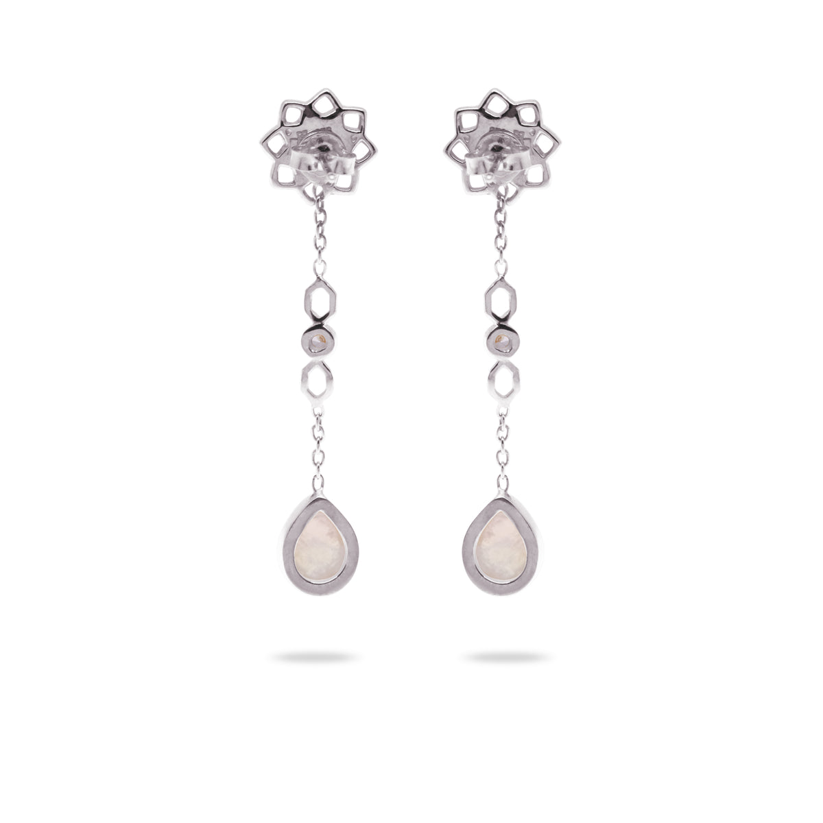 Anting Teardrop Perak Koleksi Moonstone Sterling Silver 925