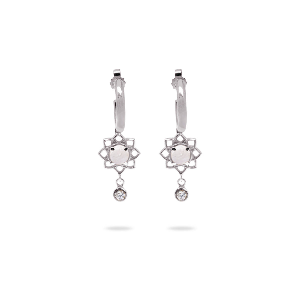 Anting Stud Perak Koleksi Moonstone Sterling Silver 925