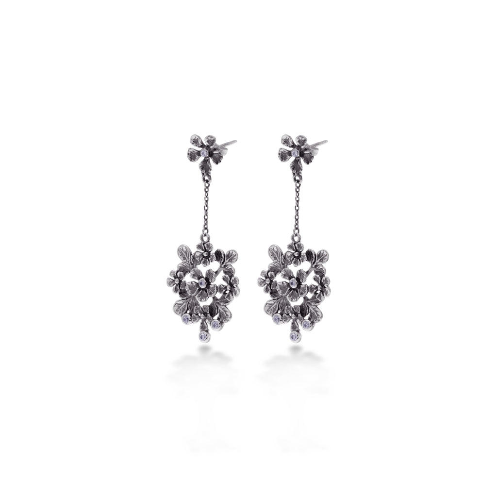 Anting Statment Perak 925 Koleksi Flamboyan