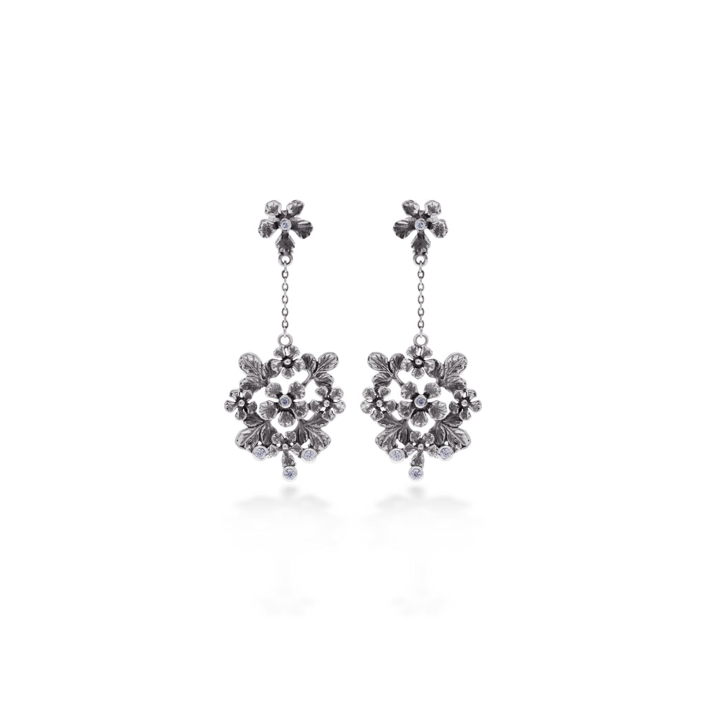 Anting Statment Perak 925 Koleksi Flamboyan