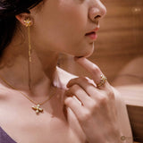 Anting Perak 925 Koleksi Asoka Drop Earrings