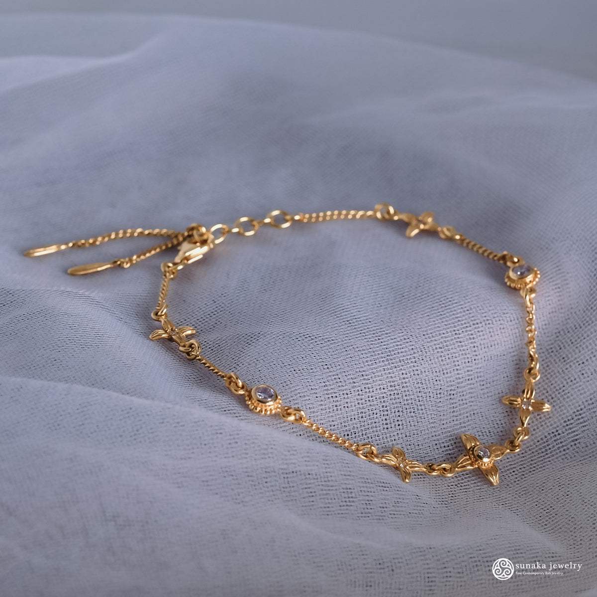 Gelang Perak 925 Koleksi Asoka Sterling Silver