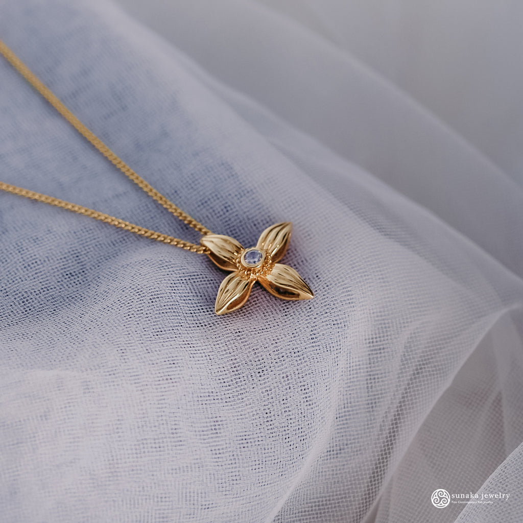 Liontin Perak 925 Dainty Koleksi Asoka Sterling Silver