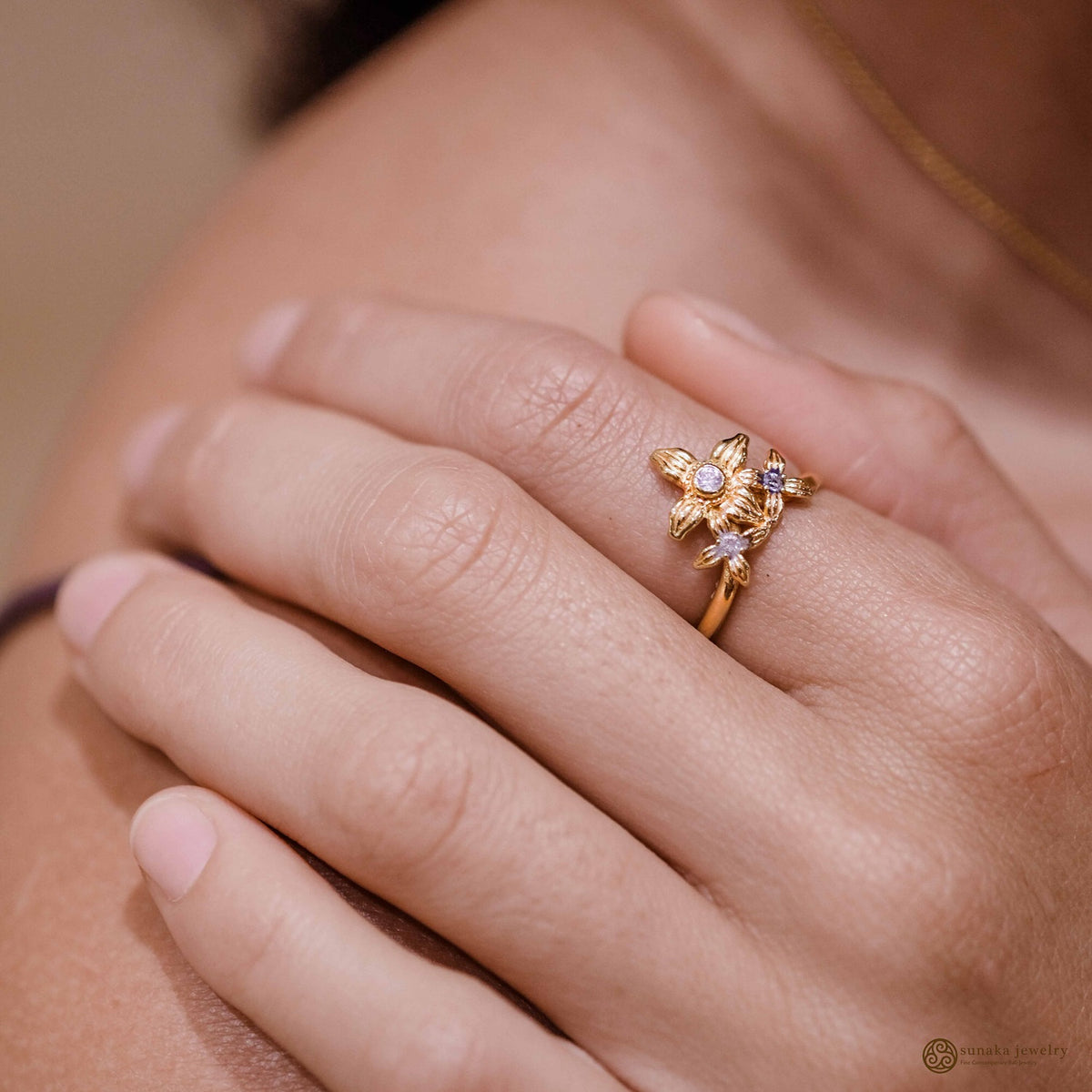 Cincin Kecil Perak 925 Koleksi Asoka Sterling Silver