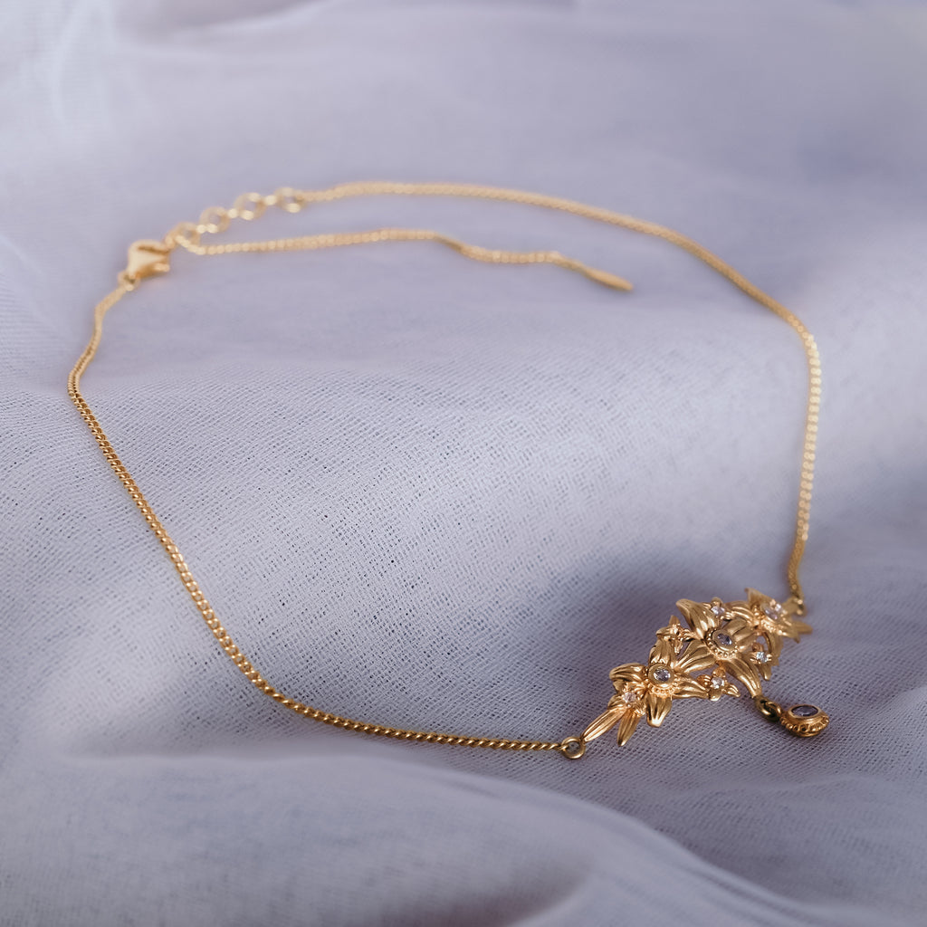 Kalung Perak 925 Choker Koleksi Asoka Sterling Silver