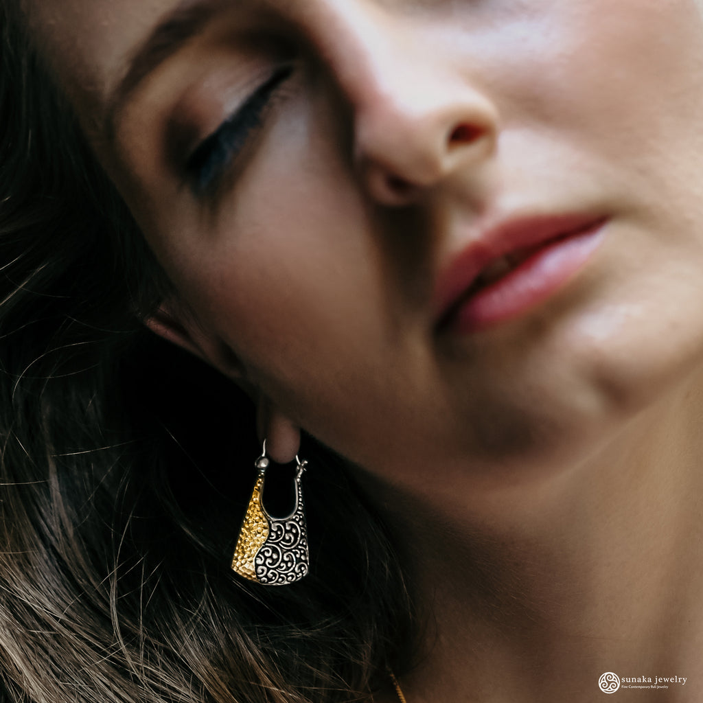 Anting Hoop Kecil Perak 925  Koleksi Ayung