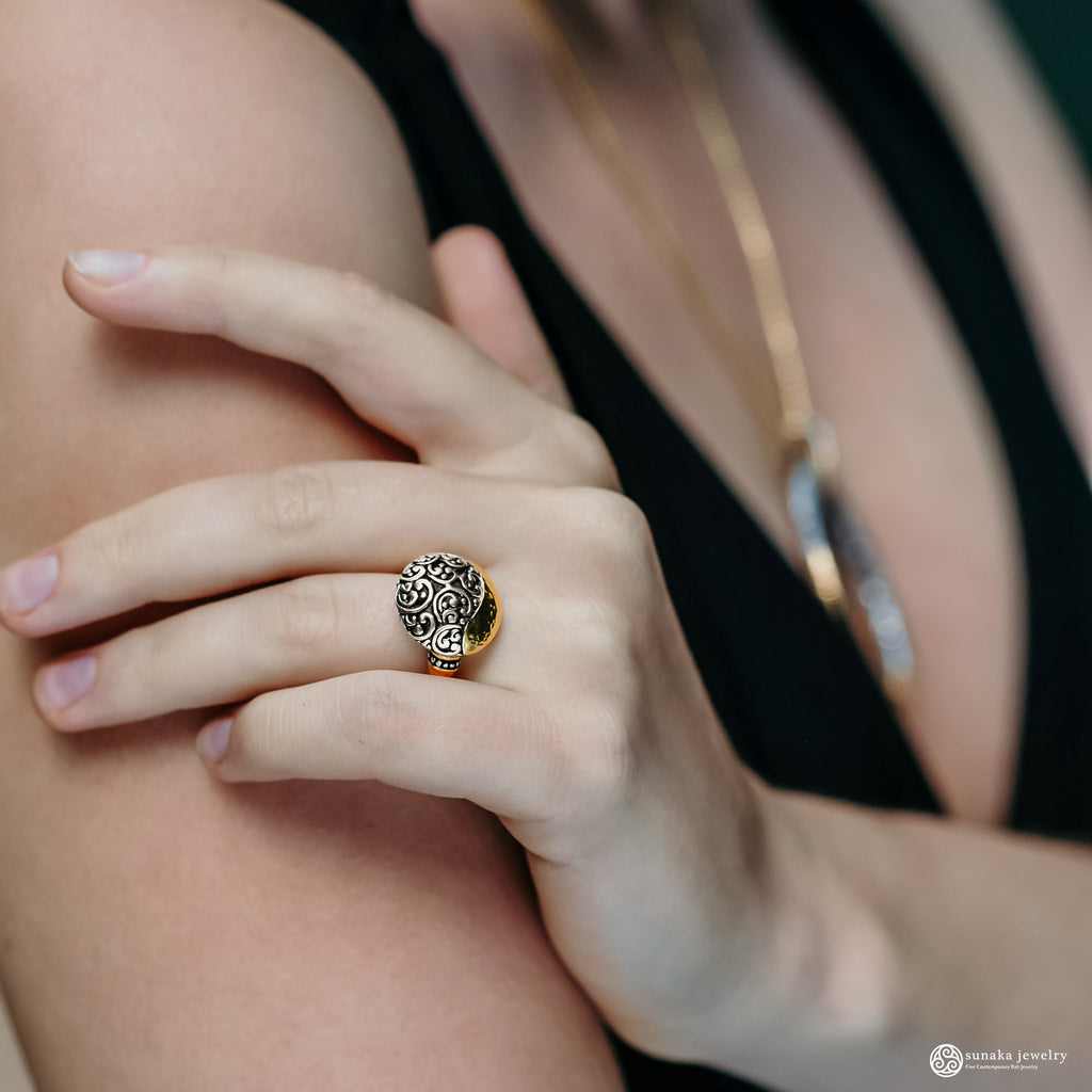 Cincin Cocktail Perak 925 Koleksi Ayung