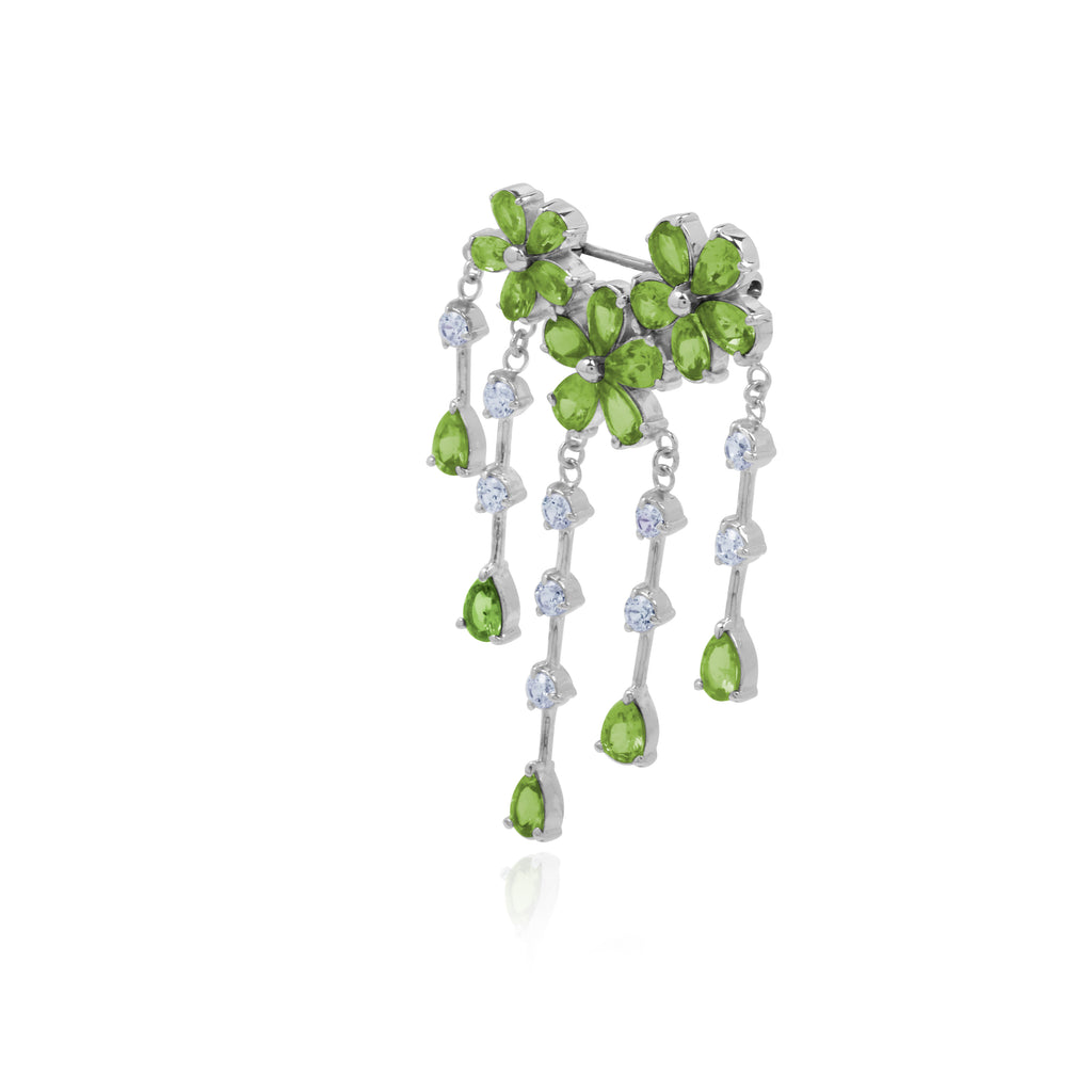 Lush Floral Collection 925 Sterling Silver Brooch
