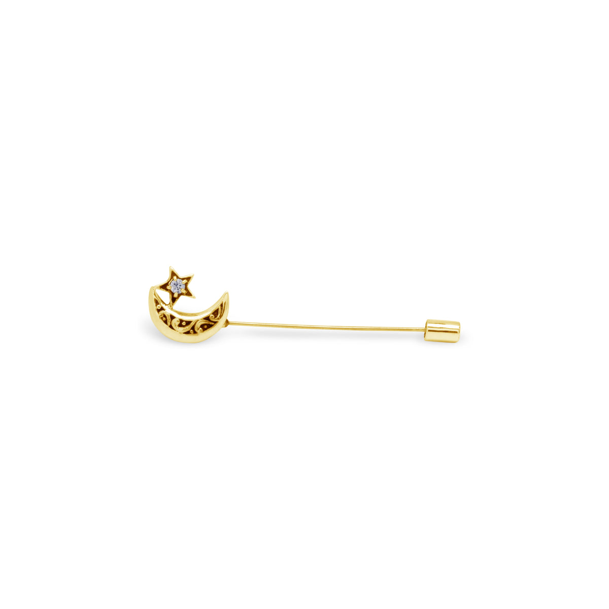 Bross Perak Koleksi Celestial Bulan Bintang Sterling Silver 925