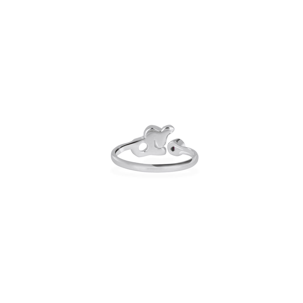 Adjustable Garnet Gemstone Zodiac Collection Ring Sterling Silver 925