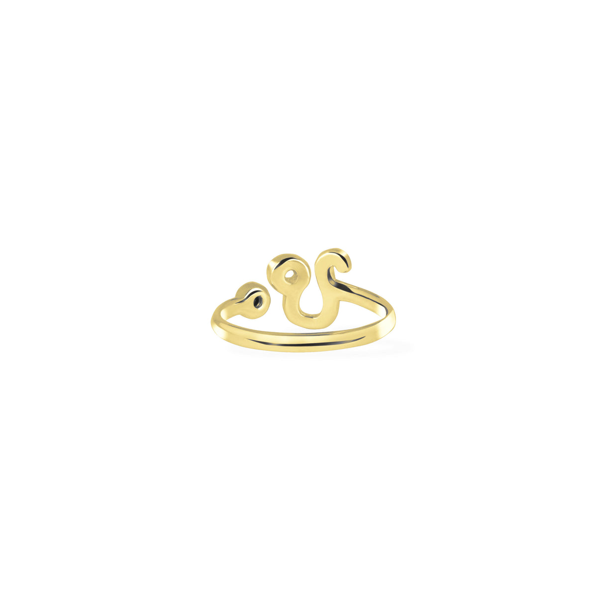 Leo Zodiac/Adjustable Ring Untuk Wanita/Silver 925 Dengan Permata Onyx
