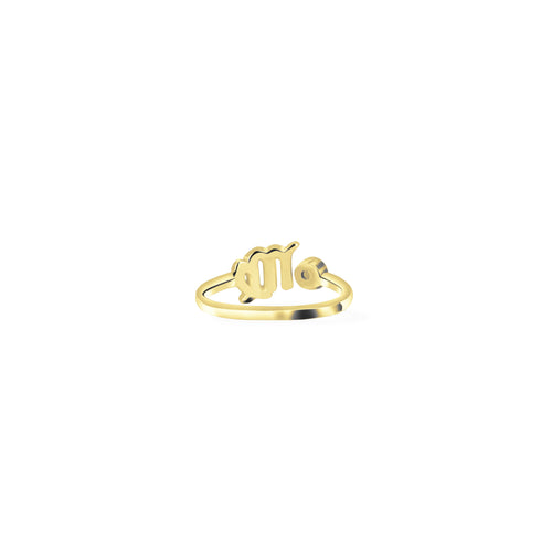 Adjustable Ring/ Zodiak Virgo Untuk Wanita/silver 925 Dengan Permata Safir Biru