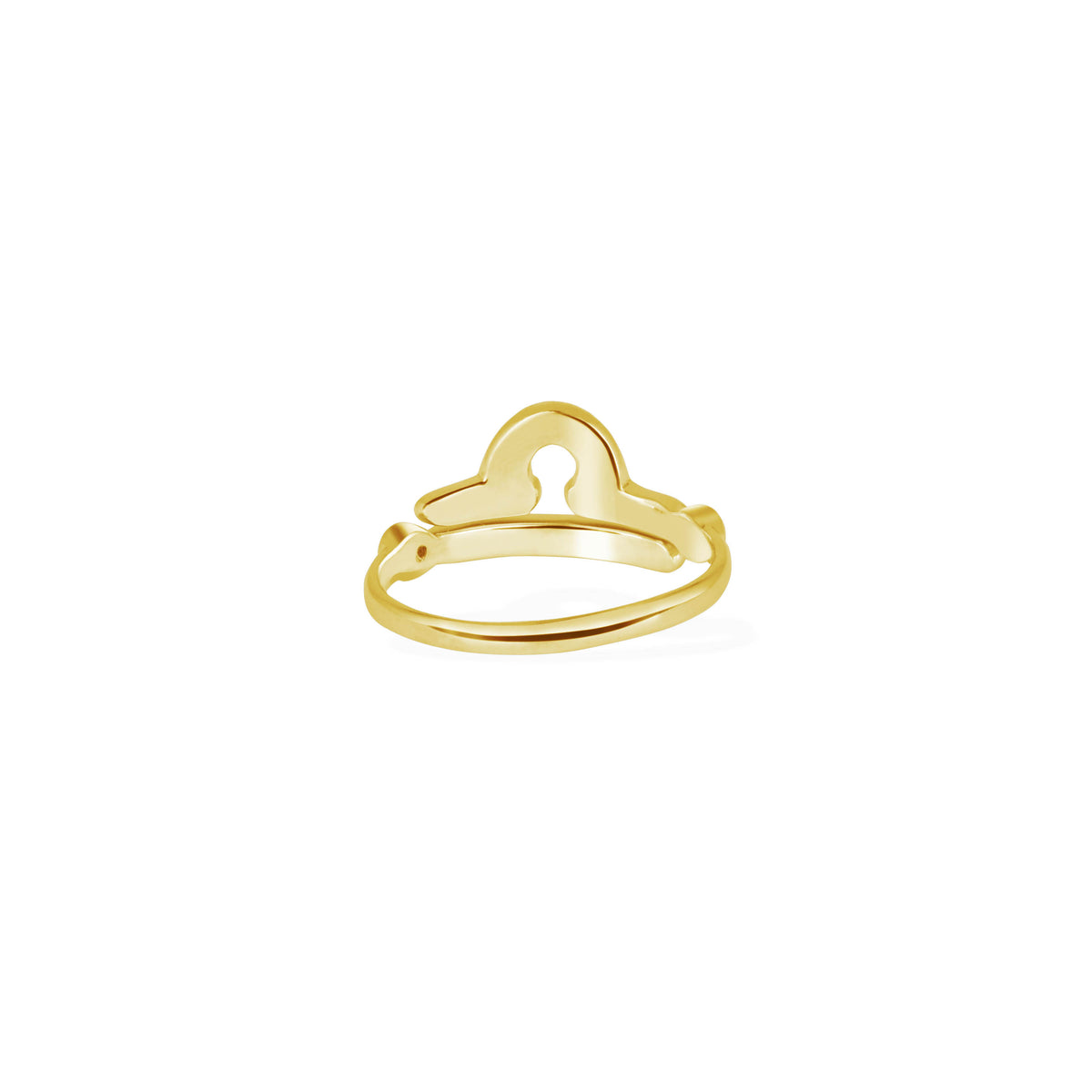 Adjustable Ring Zodiak Libra untuk Wanita/Silver925 dengan Permata Citrine