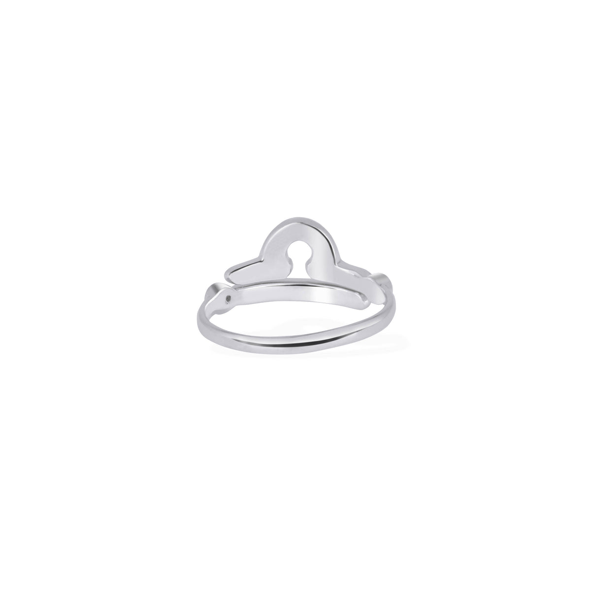 Adjustable Libra Zodiac Ring for Women/Silver925 with Citrine Gemstone