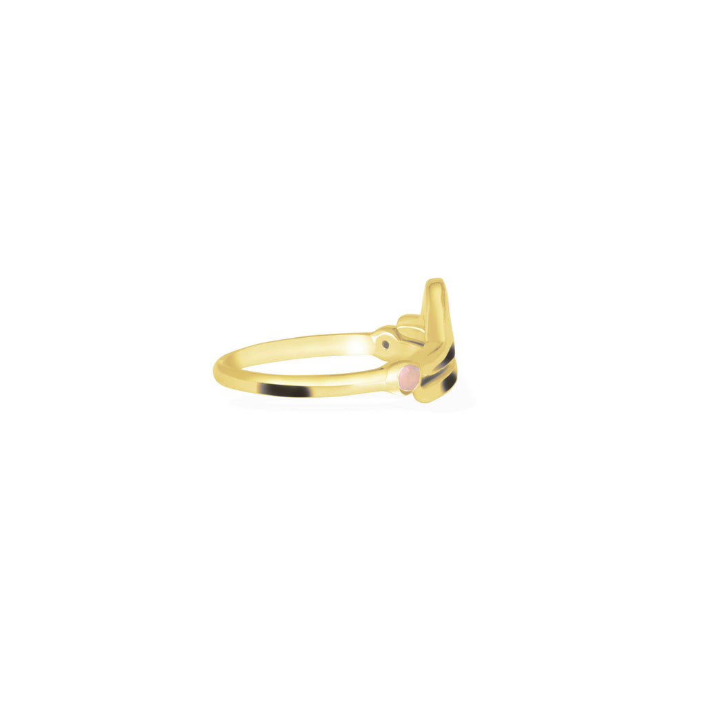 Adjustable Libra Zodiac Ring for Women/Silver925 with Citrine Gemstone