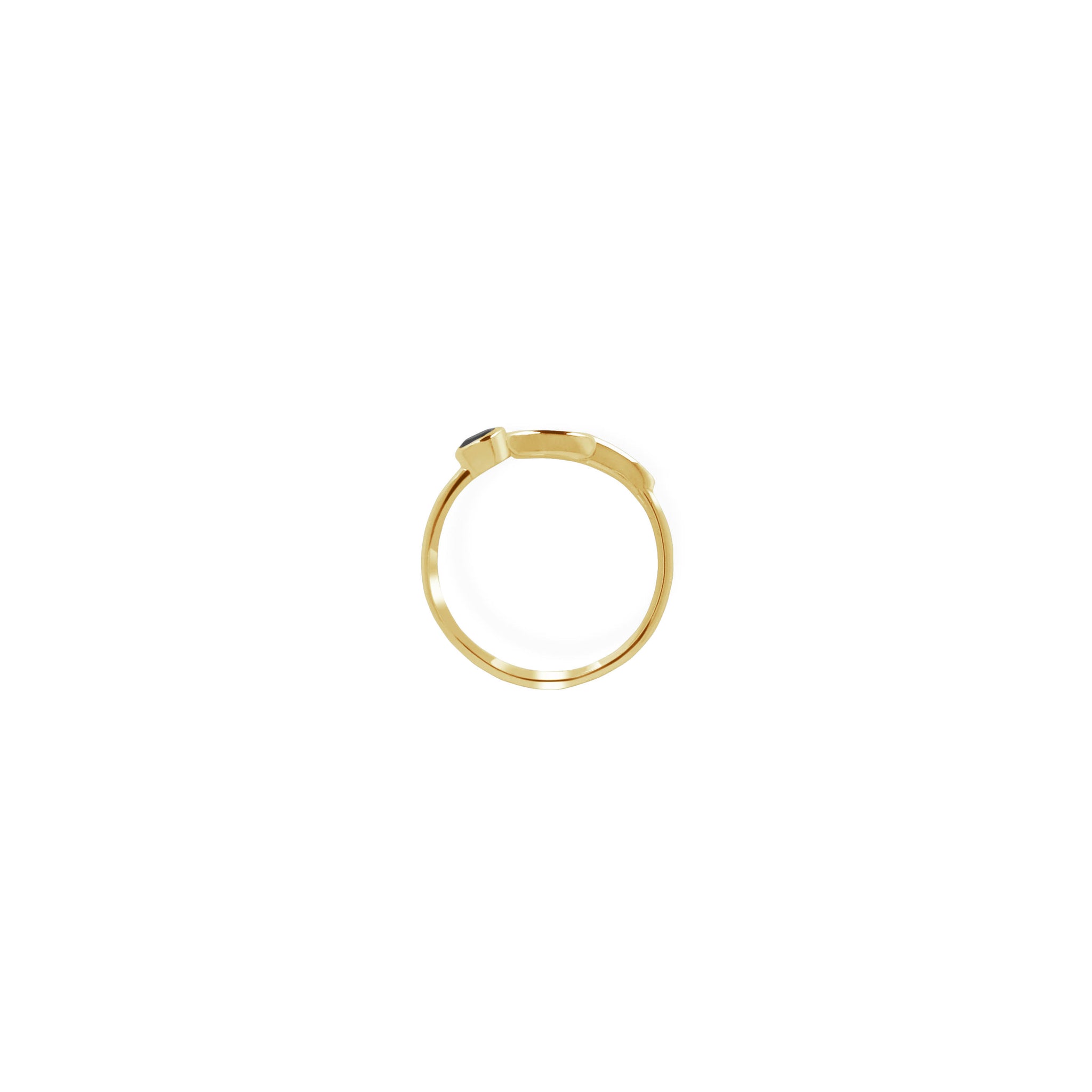Adjustable Ring/ Zodiak Aries Untuk Wanita/Silver 925 Dengan Safir Biru