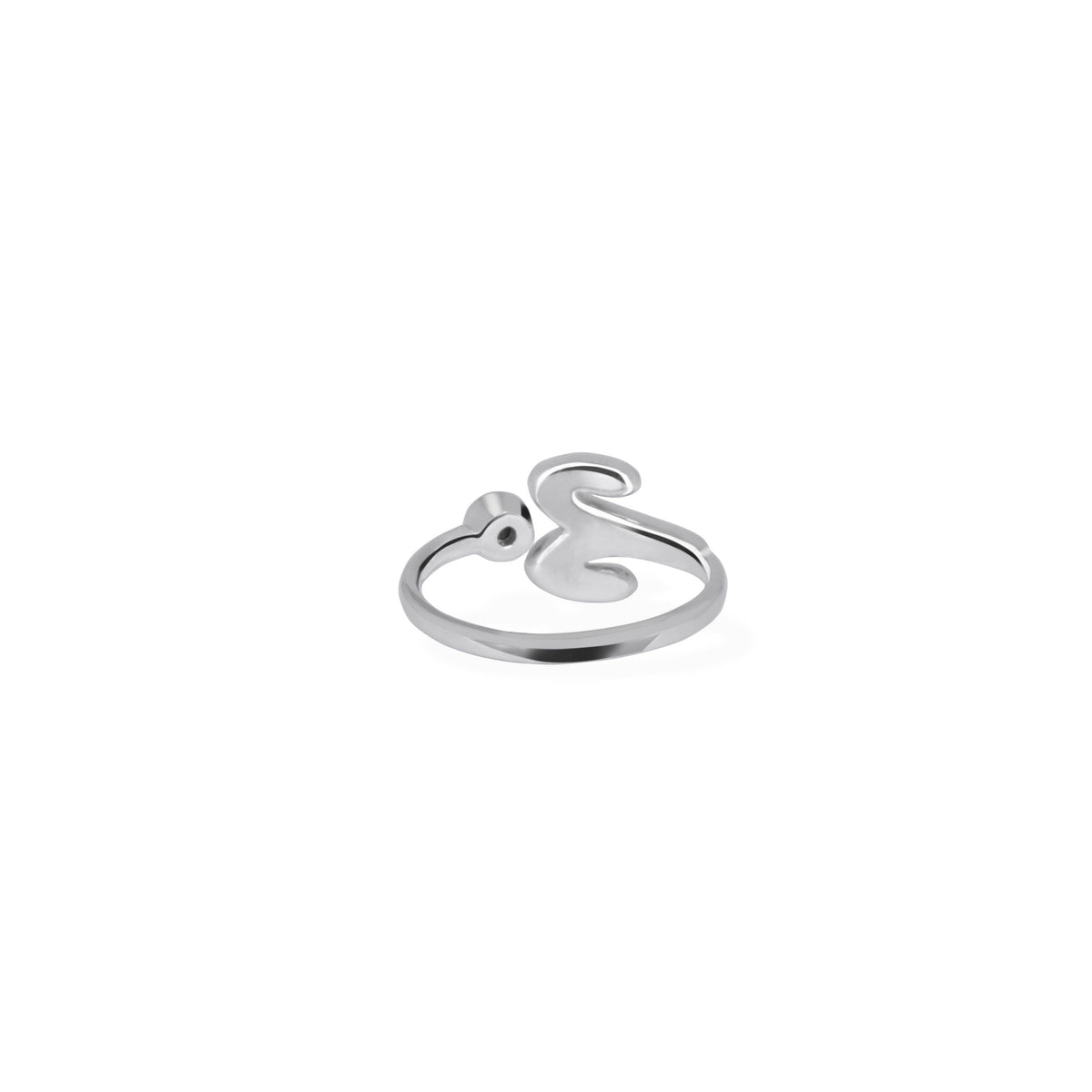 Adjustable Ring/ Aries Zodiac for Women/ 925 Silver with Blue Sapphire