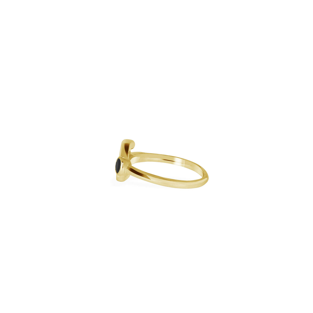 Adjustable Ring/ Aries Zodiac for Women/ 925 Silver with Blue Sapphire