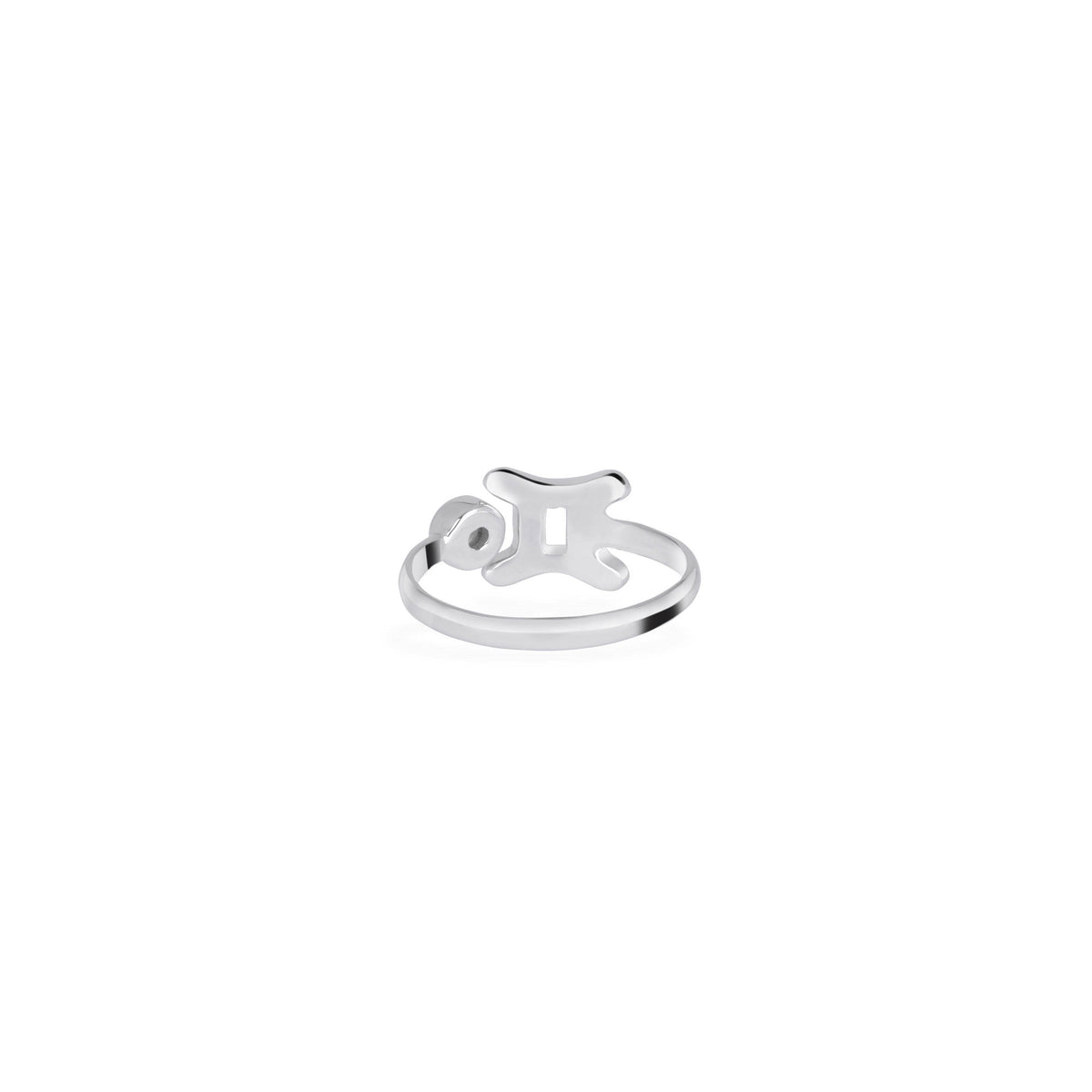 Adjustable ring / Zodiak Gemini Untuk Wanita /Silver 925 Dengan Mutiara Air Tawar