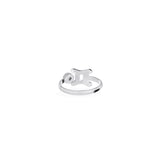 Adjustable ring / Zodiak Gemini Untuk Wanita /Silver 925 Dengan Mutiara Air Tawar