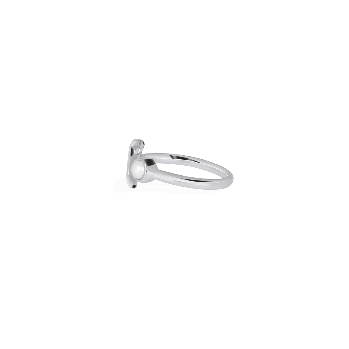 Adjustable ring / Zodiak Gemini Untuk Wanita /Silver 925 Dengan Mutiara Air Tawar