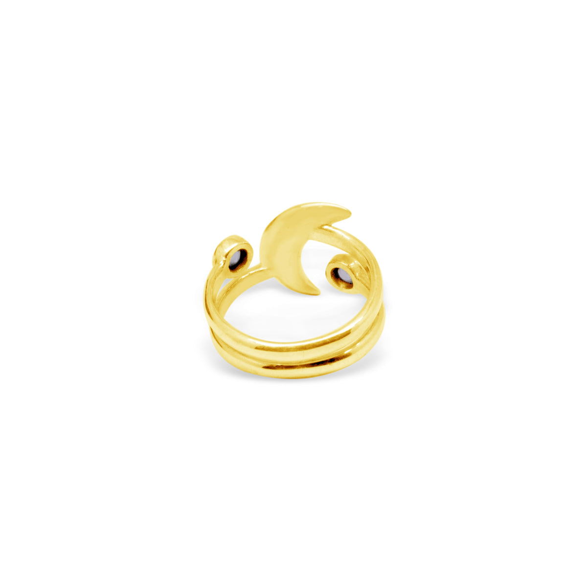 Cincin Perak Koleksi Celestial Bulan Bintang Sterling Silver 925 Single