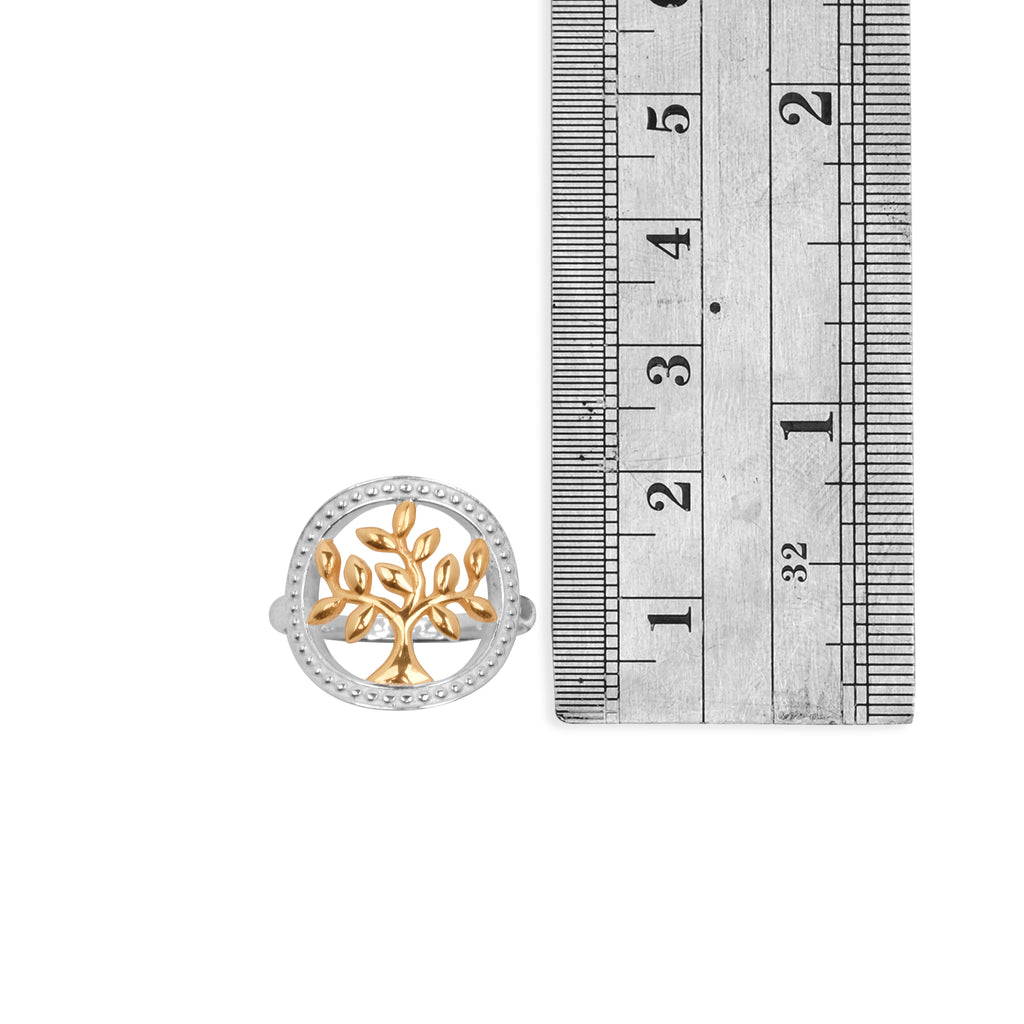 925 Sterling Silver Tree Of Life Ring