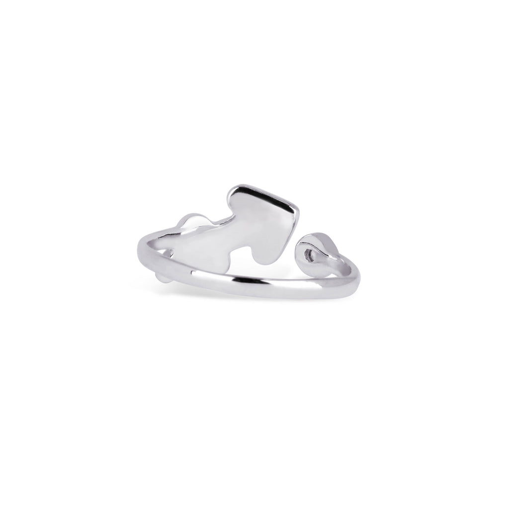 Adjustable Ring /Sagittarius Zodiac for Women/925 Silver with Blue Topaz Gemstone