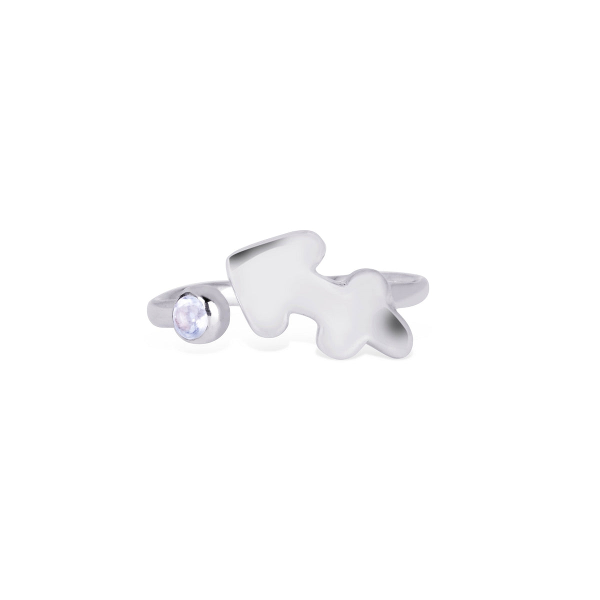 Adjustable Ring /Zodiak Sagitarius Untuk Wanita/Silver 925 Dengan Permata Topaz Biru