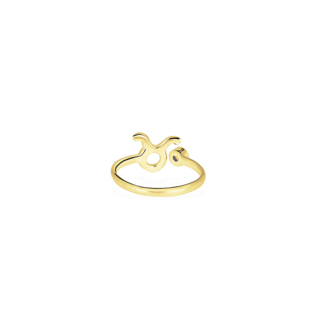 Adjustable Ring /Zodiak Taurus/ Silver 925 Untuk Wanita Dengan Peridot